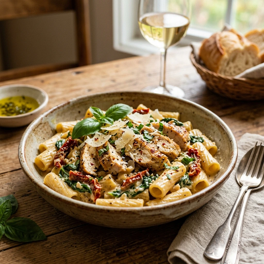 Creamy Tuscan Chicken Pasta