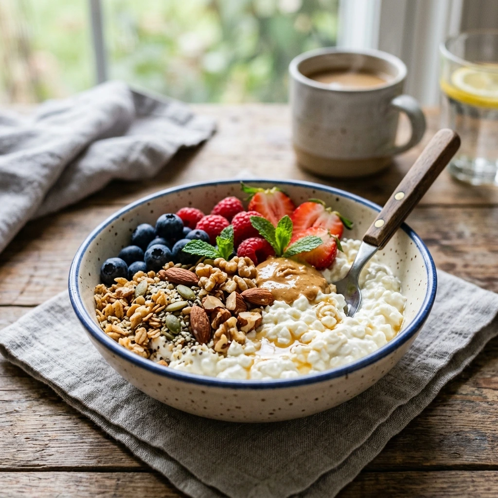 Cottage Cheese Breakfast Bowl