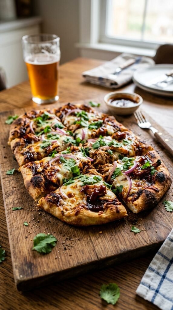 BBQ Chicken Flatbread Pizza