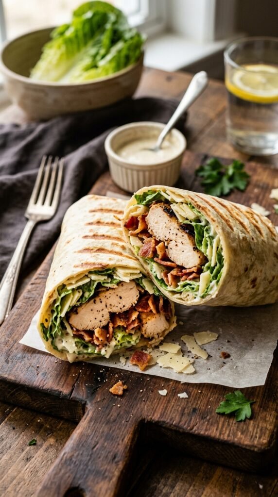 Bacon Chicken Caesar Wrap