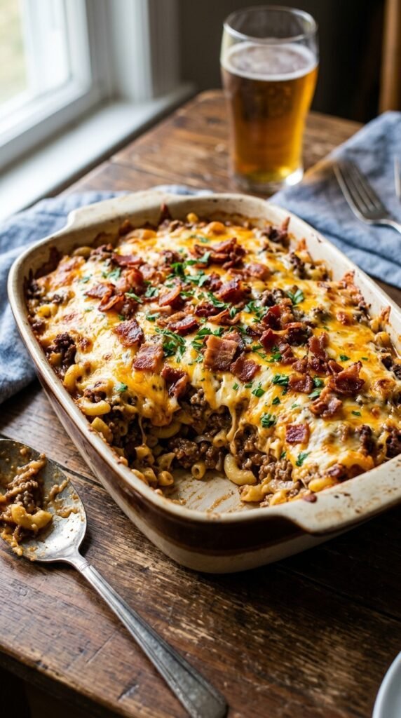 Bacon Cheeseburger Casserole
