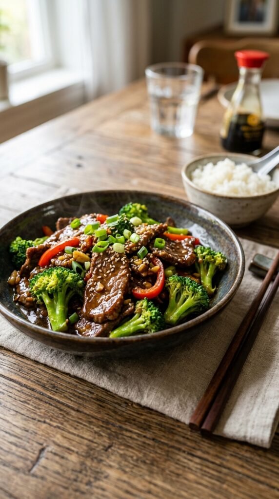 20-Minute Beef and Broccoli Stir-Fry
