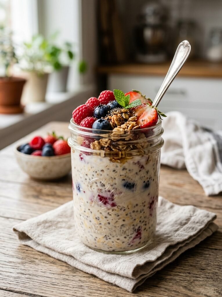 Berry Overnight Oats