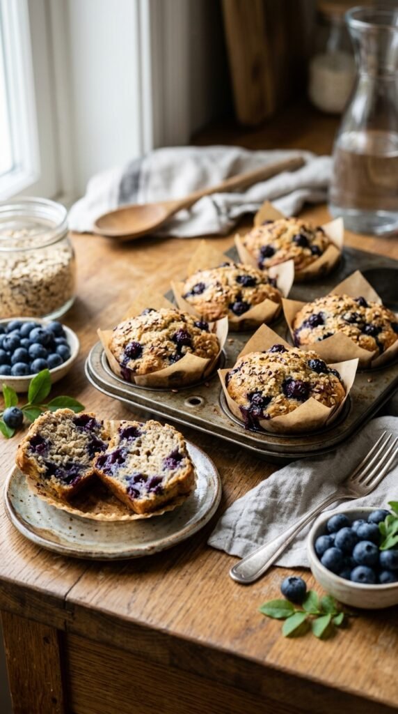 Blueberry Protein Muffins