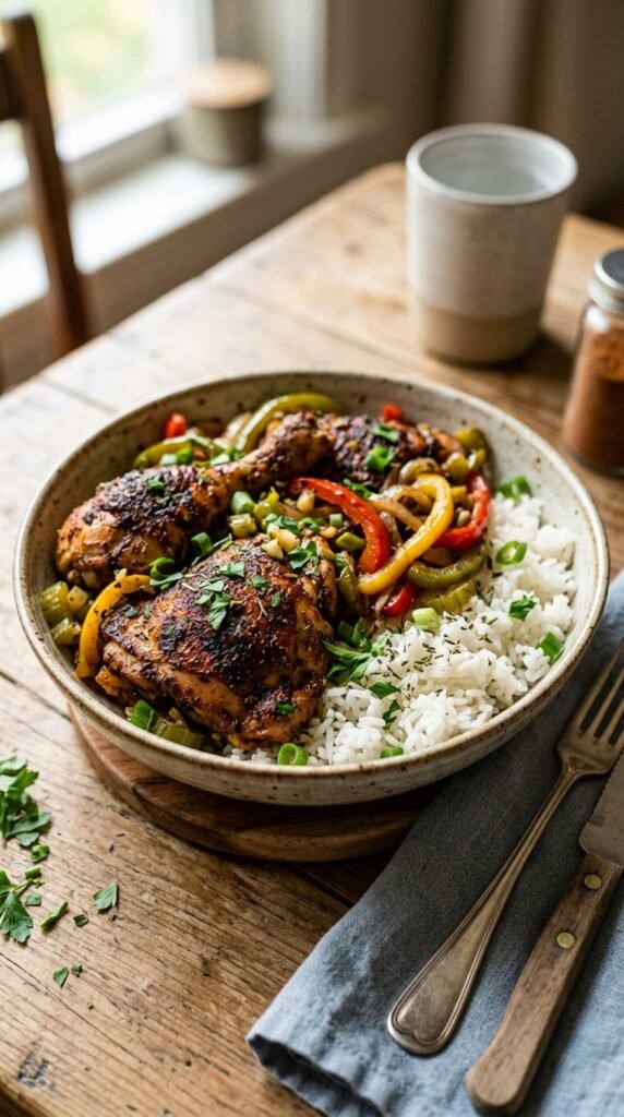 Cajun Chicken with Rice