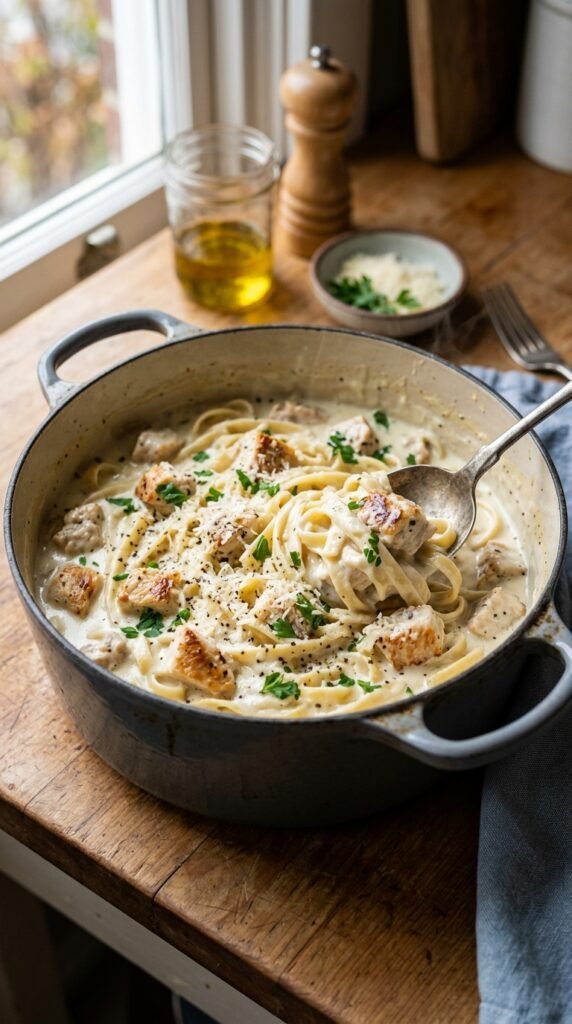 One-Pot Chicken Alfredo