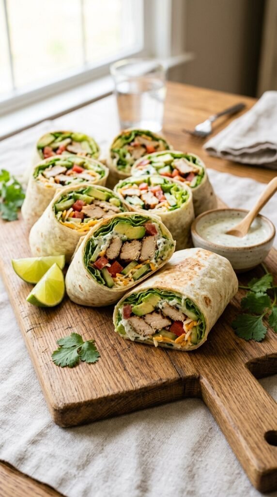 Chicken Avocado Wraps Recipe