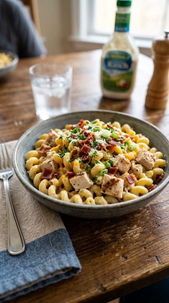 Chicken Bacon Ranch Pasta