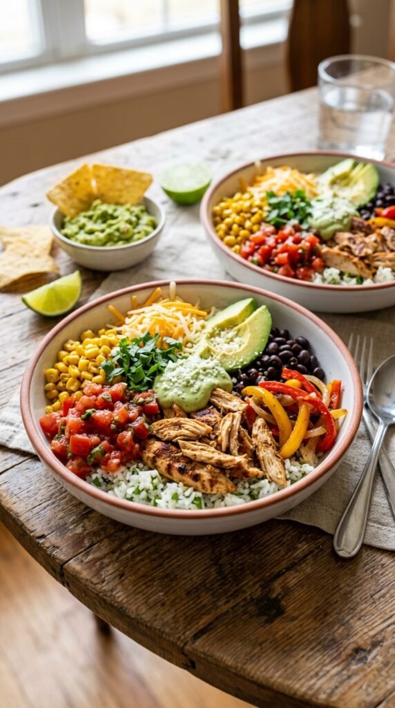 Chicken Burrito Bowls