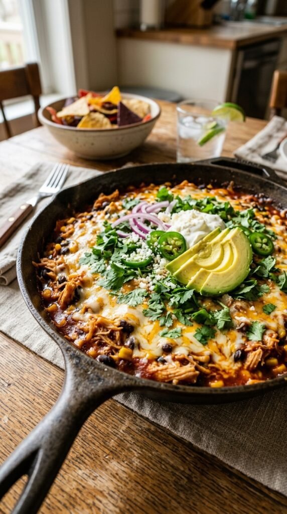 Chicken Enchilada Skillet