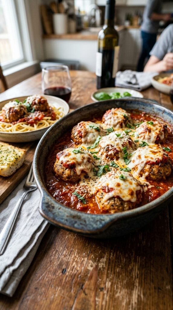 Chicken Parmesan Meatballs