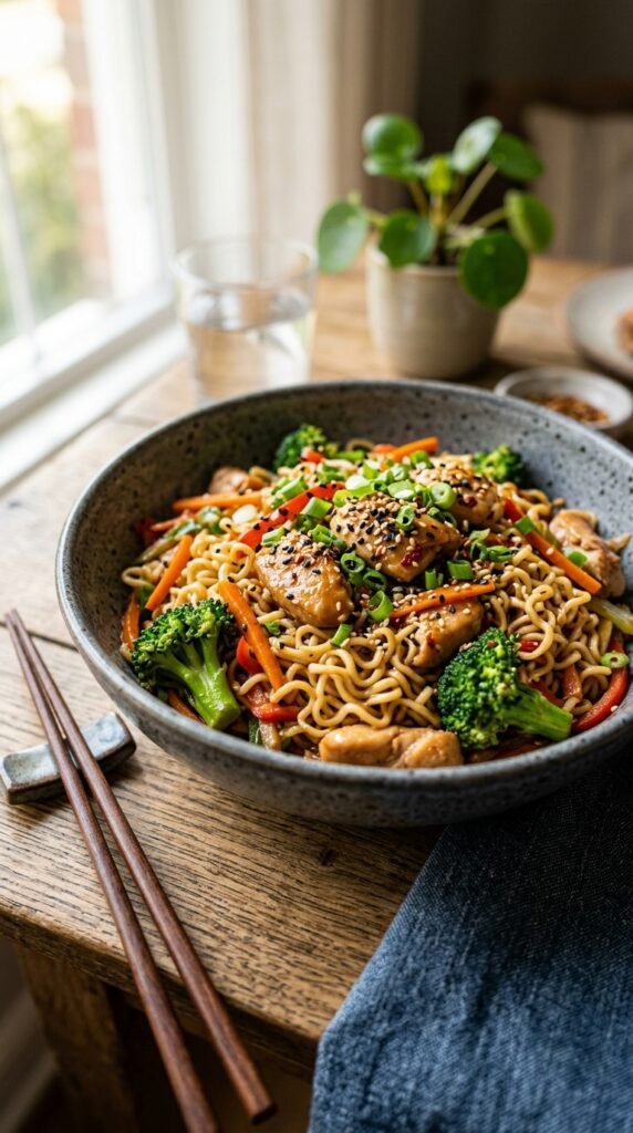 Chicken Ramen Stir-Fry