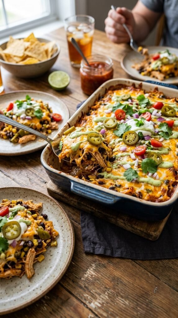 Chicken Taco Casserole
