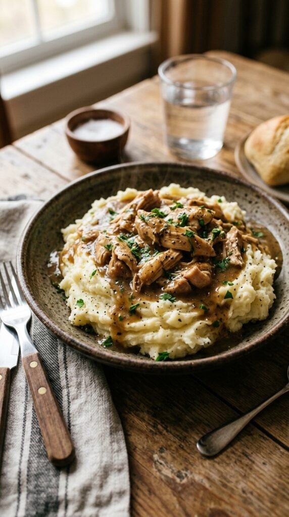Crockpot Chicken and Gravy