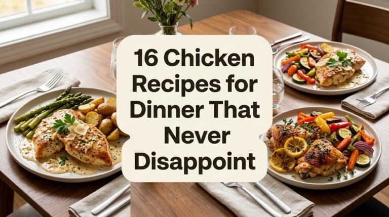 Chicken Recipes for Dinner