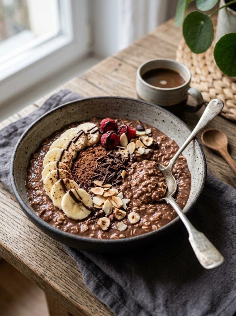 Chocolate Protein Oatmeal