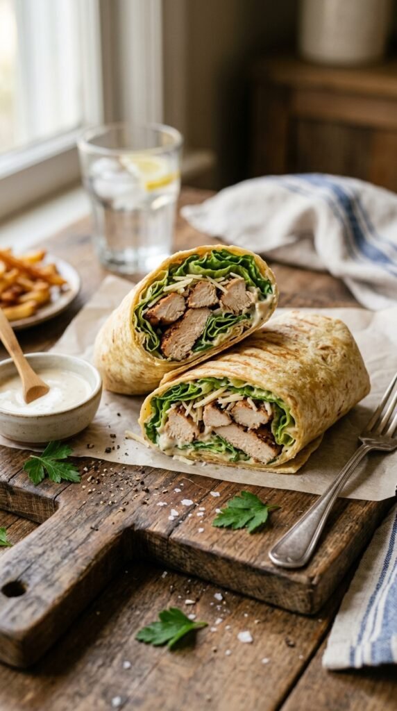 Classic Chicken Caesar Wrap