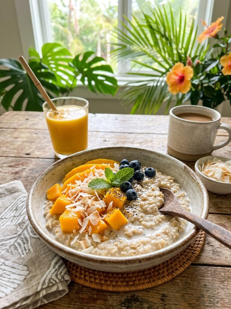 Coconut Mango Oatmeal