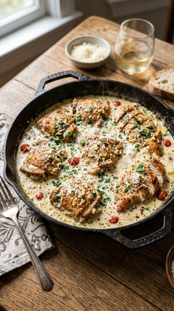 Creamy Garlic Parmesan Chicken