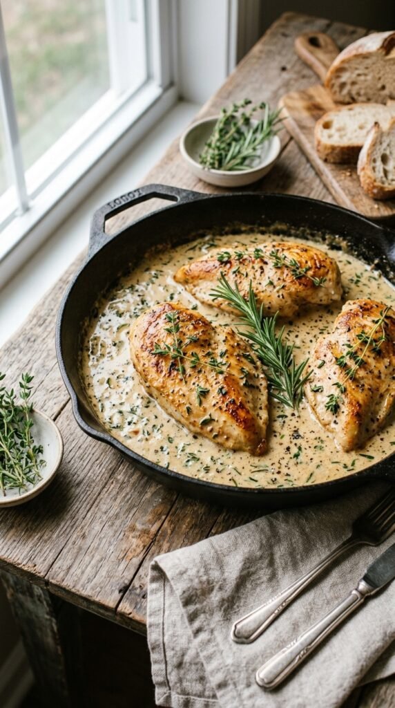 Creamy Herb Chicken