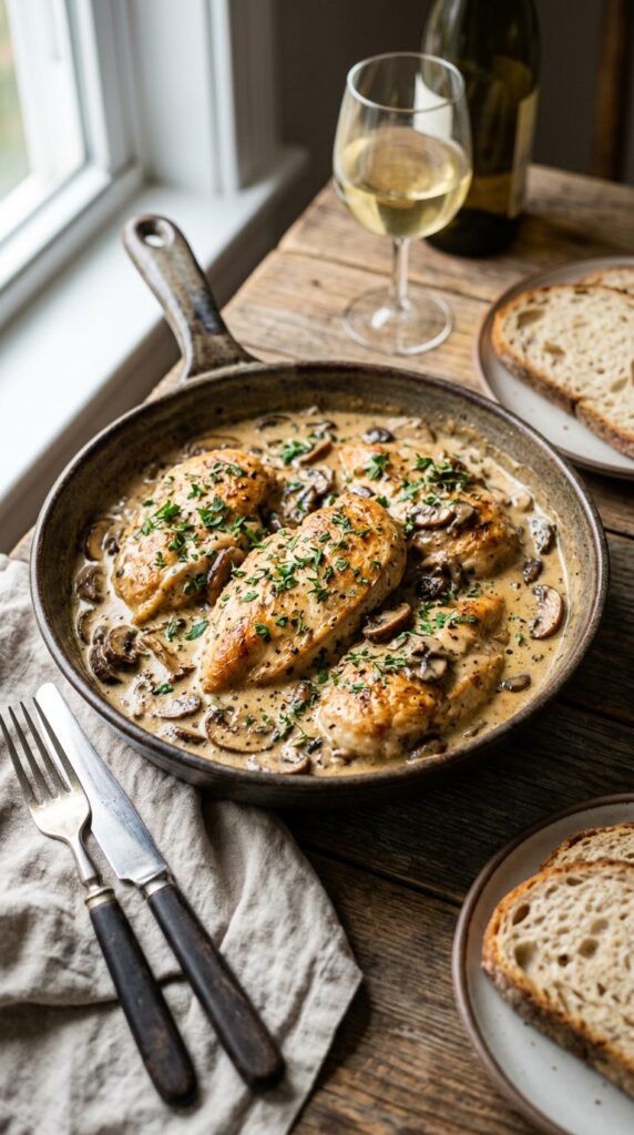 Creamy Mushroom Chicken