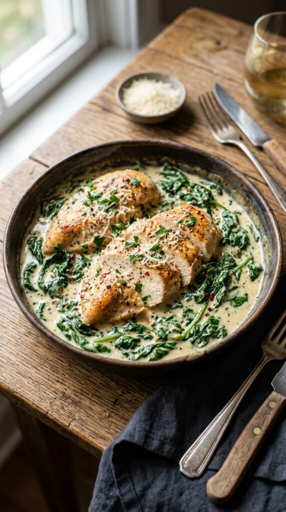 Creamy Spinach Chicken