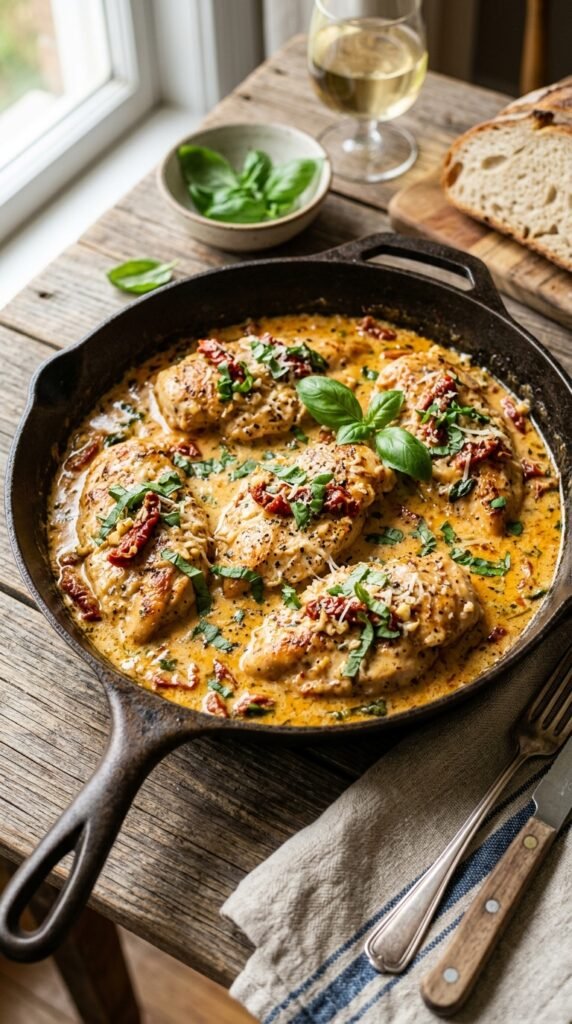 Creamy Sun-Dried Tomato Chicken
