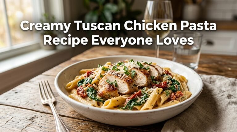 Creamy Tuscan Chicken Pasta