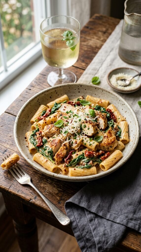 Creamy Tuscan Chicken Pasta