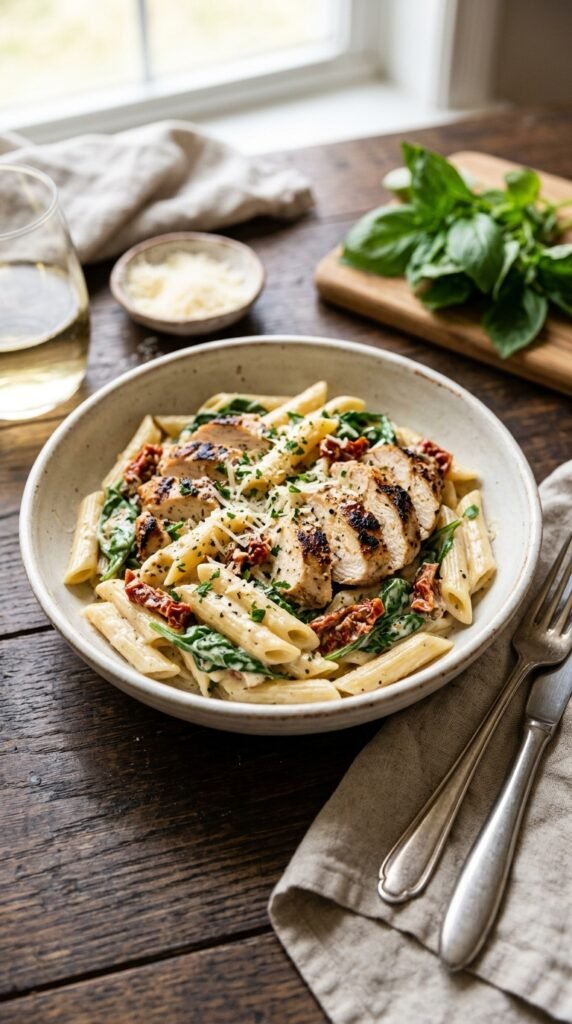 Creamy Tuscan Chicken Pasta