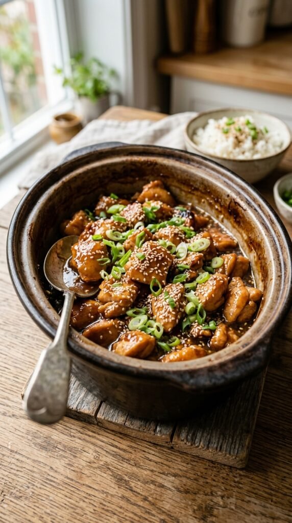 Crockpot Honey Garlic Chicken