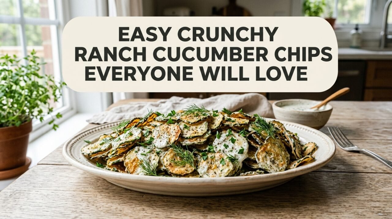 Crunchy Ranch Cucumber Chips