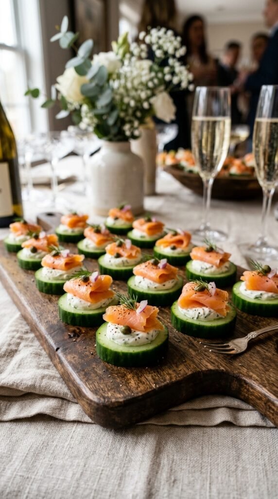 Mini Cucumber Sandwich Bites