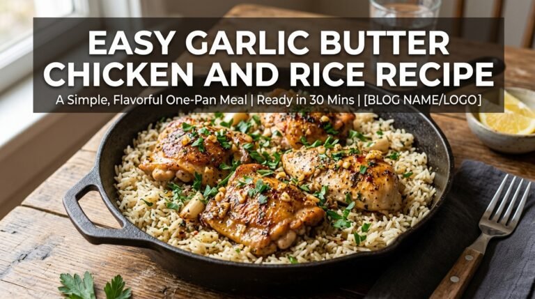 Garlic Butter Chicken and Rice