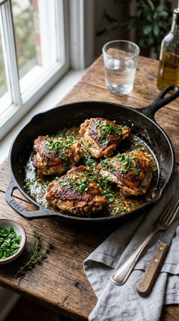 Garlic Butter Chicken Thighs