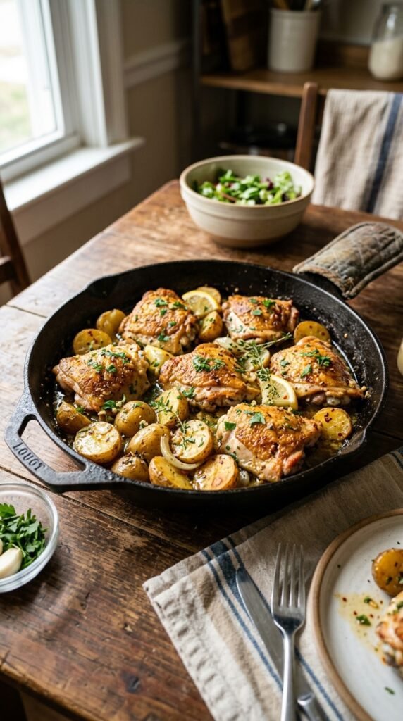 Garlic Butter Chicken and Potatoes