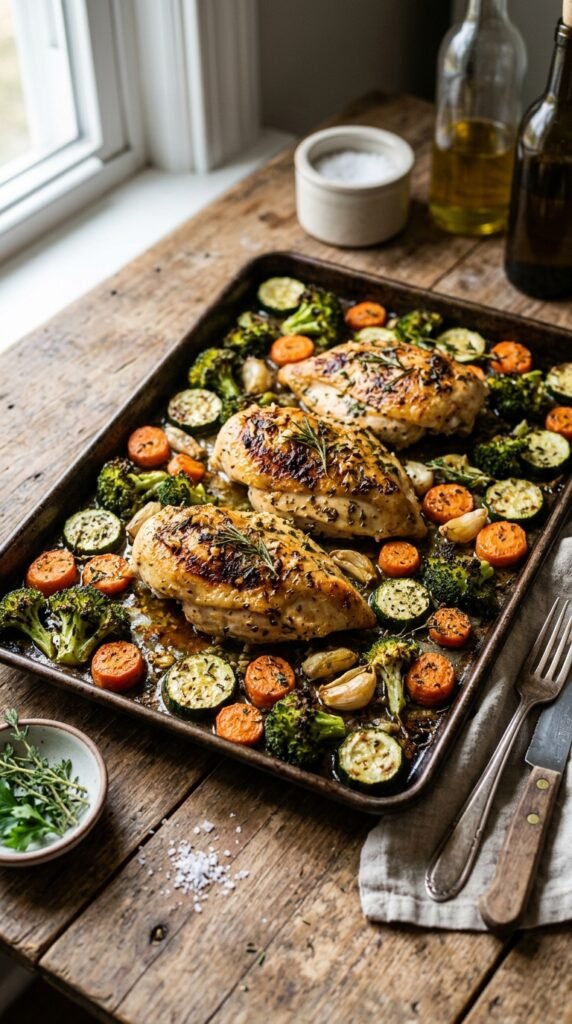 Garlic Herb Chicken and Vegetables