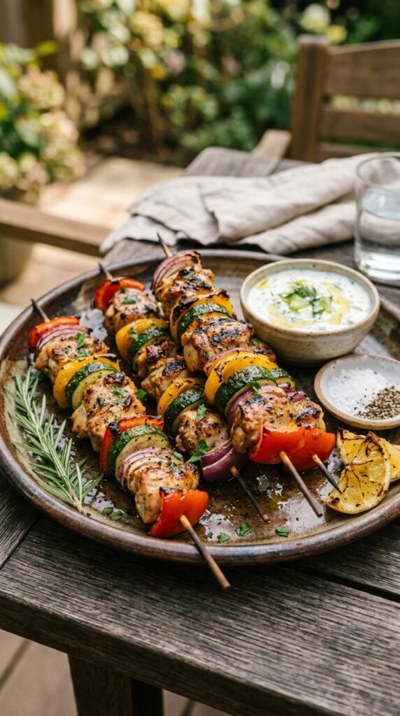 Grilled Chicken Kabobs