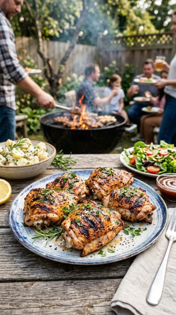 Grilled Chicken Thighs