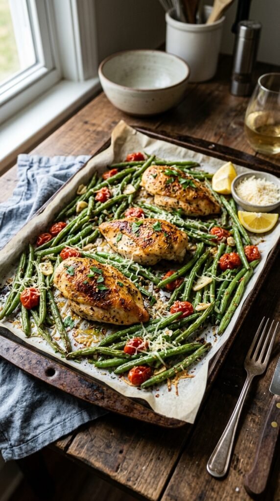 Italian Chicken and Green Beans