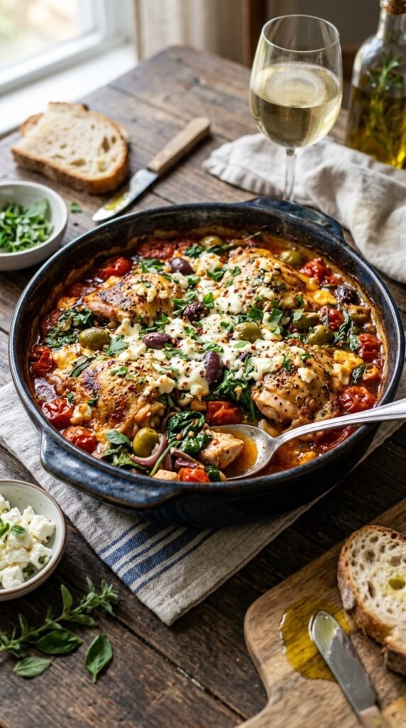 Mediterranean Chicken Casserole