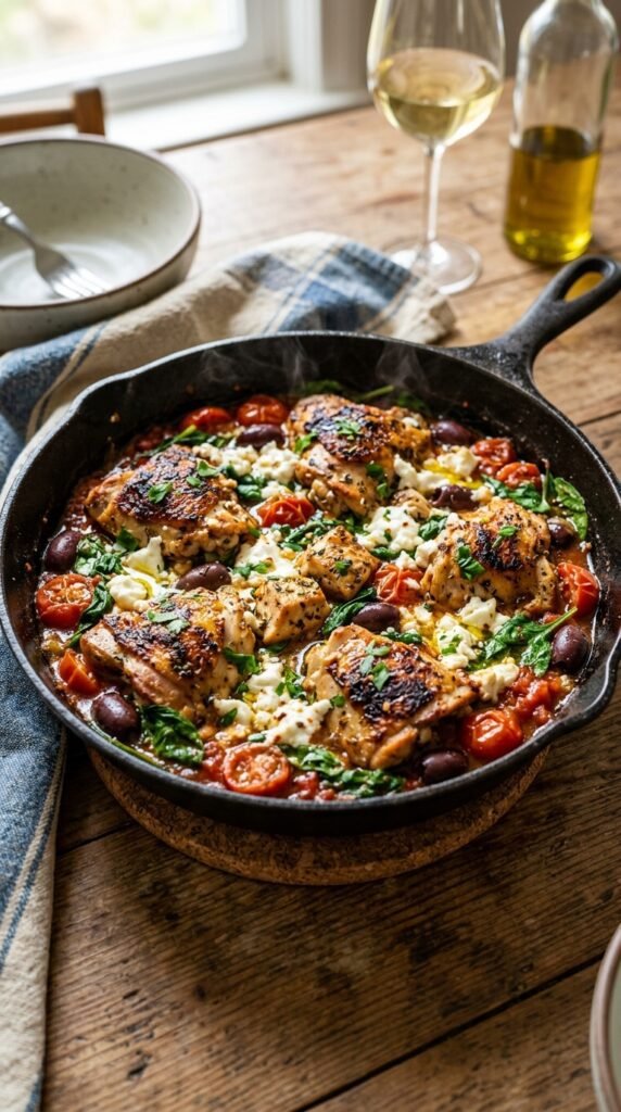 Mediterranean Chicken Skillet