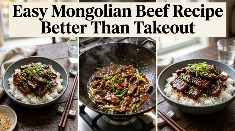Home Made Mongolian Beef Recipe