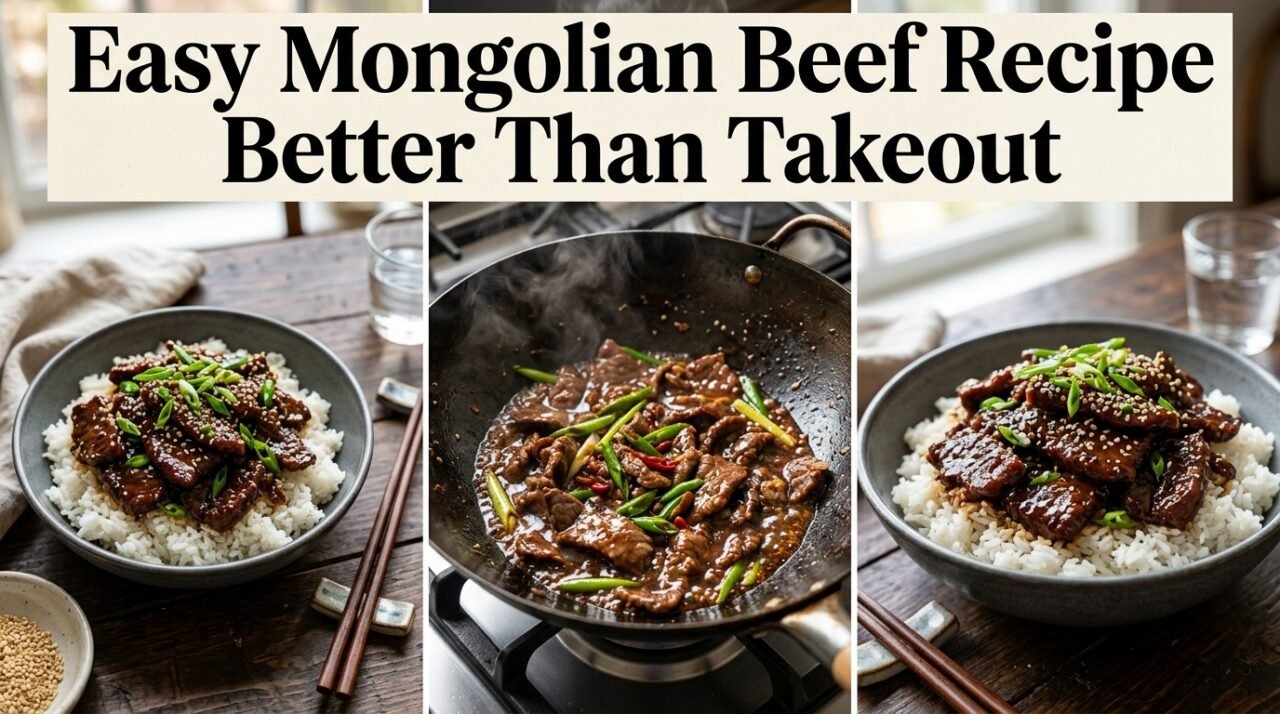 Home Made Mongolian Beef Recipe