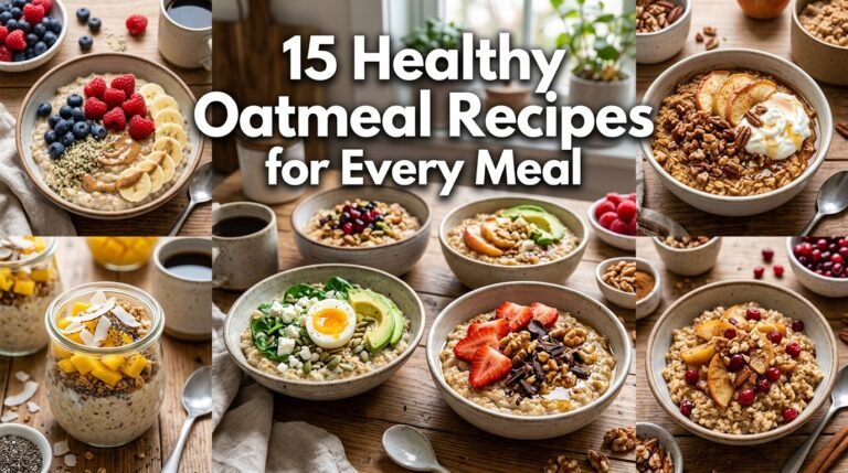 Healthy Oatmeal Recipes