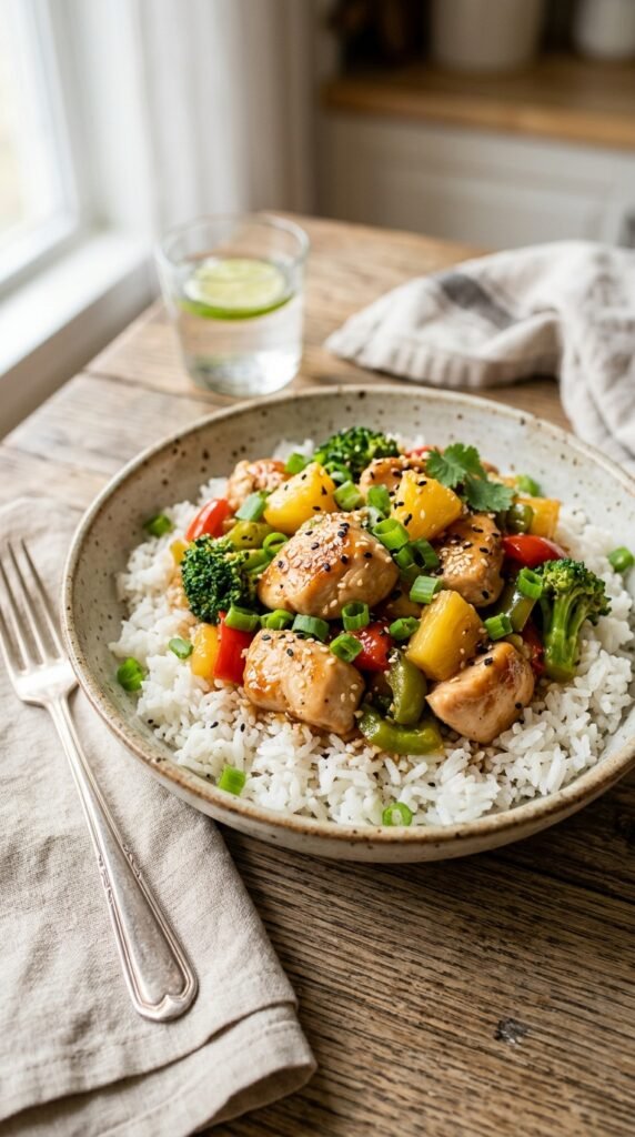 Pineapple Chicken and Rice Recipe