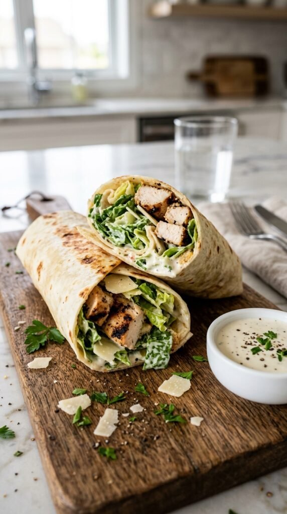 Ranch Caesar Chicken Wrap