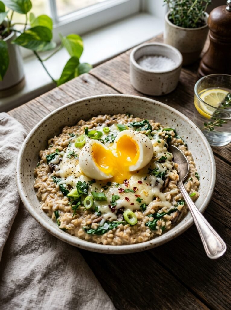 Savory Egg Oatmeal