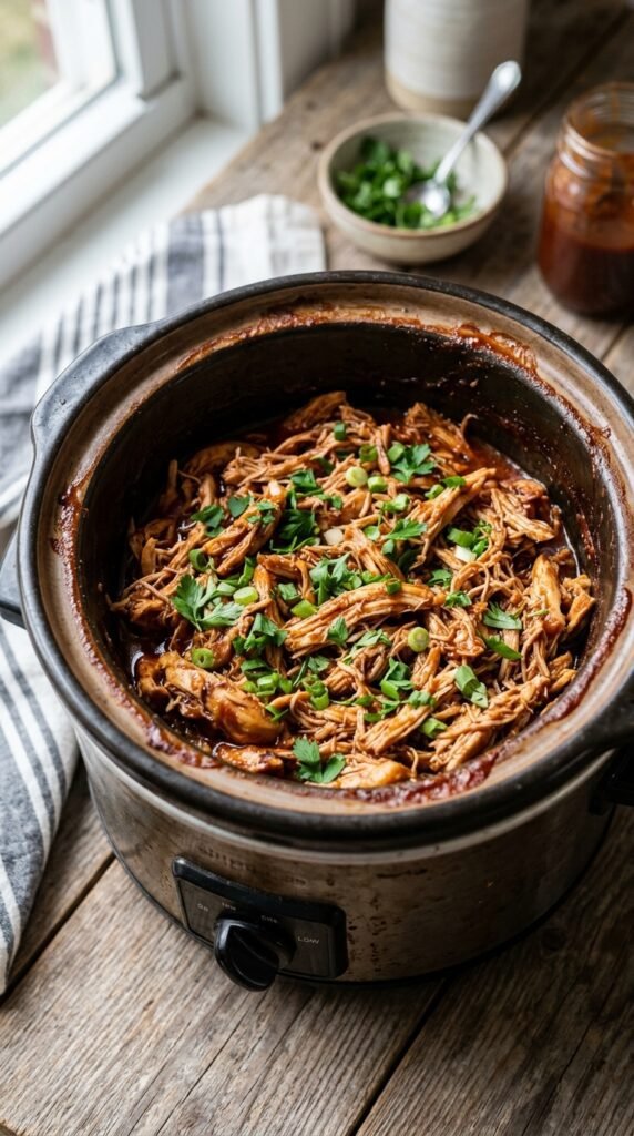 Slow Cooker BBQ Chicken