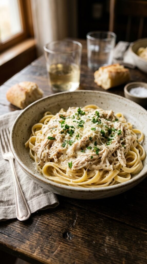 Slow Cooker Chicken Alfredo